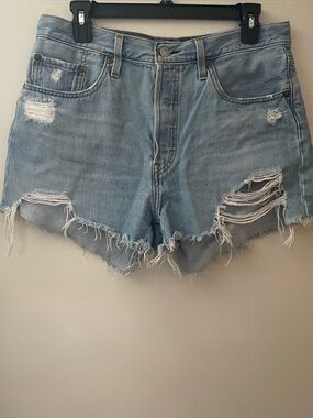 Levi’s 501 Distressed Denim Shorts